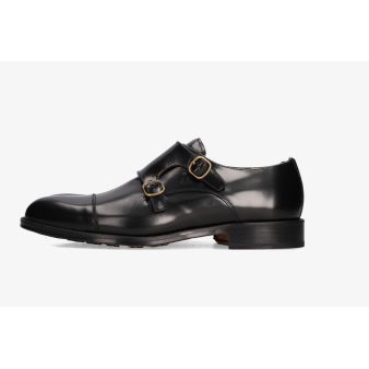 Copete dos hebillas florentic negro