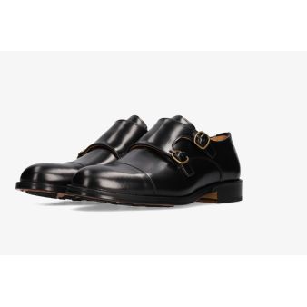 Copete dos hebillas florentic negro