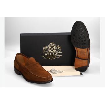 Loafer nobuck tabaco