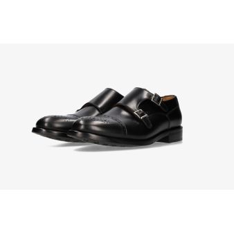 Monkstrap boxcalf negro