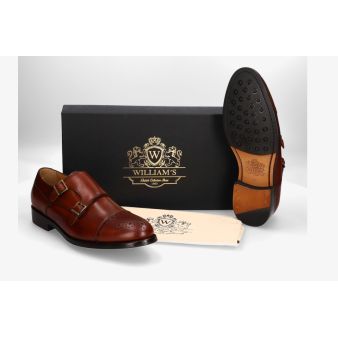 Monkstrap piel cuero