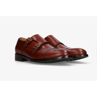 Monkstrap piel cuero