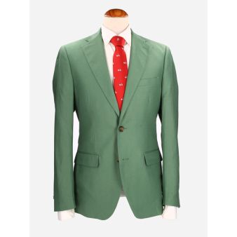 Americana lino verde manzana