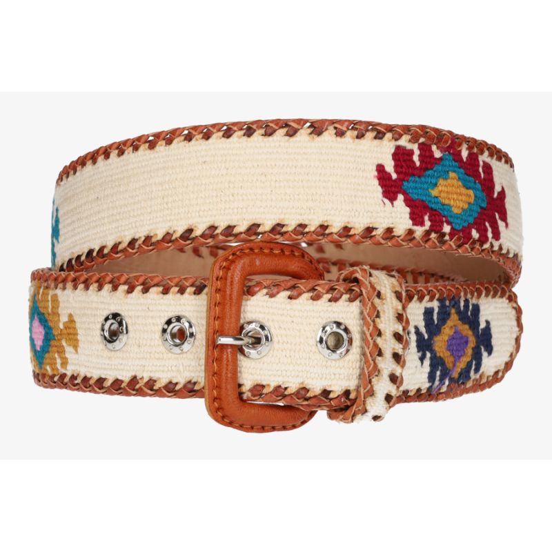 Beige Naif model belt