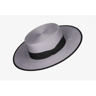 Sombrero Jerez lana plata...