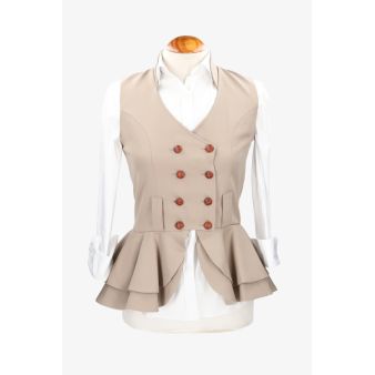 Chaleco Galatea beige