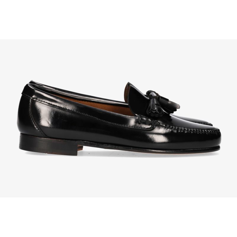 Black tasseled moccasin