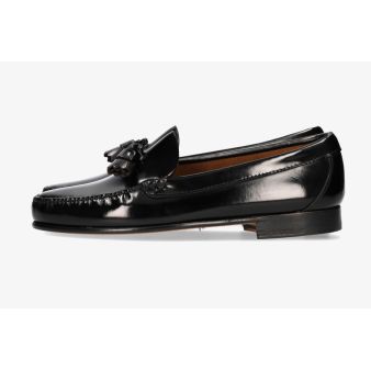 Black tasseled moccasin