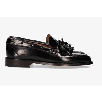 Black tasseled moccasin