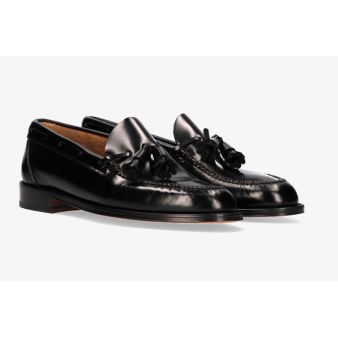 Mocasin con borlas negro