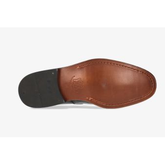 Black tassel embellishment raised contour loafer