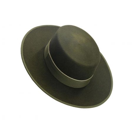 Sombrero lana 120 gr. Kaki