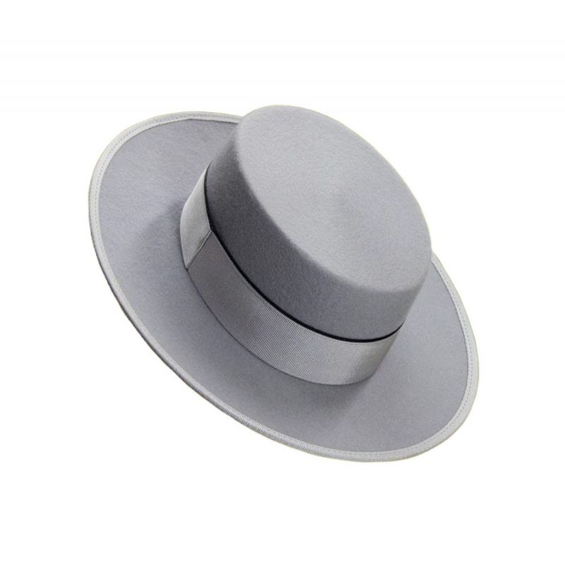 Sombrero lana 120 gr. Plata