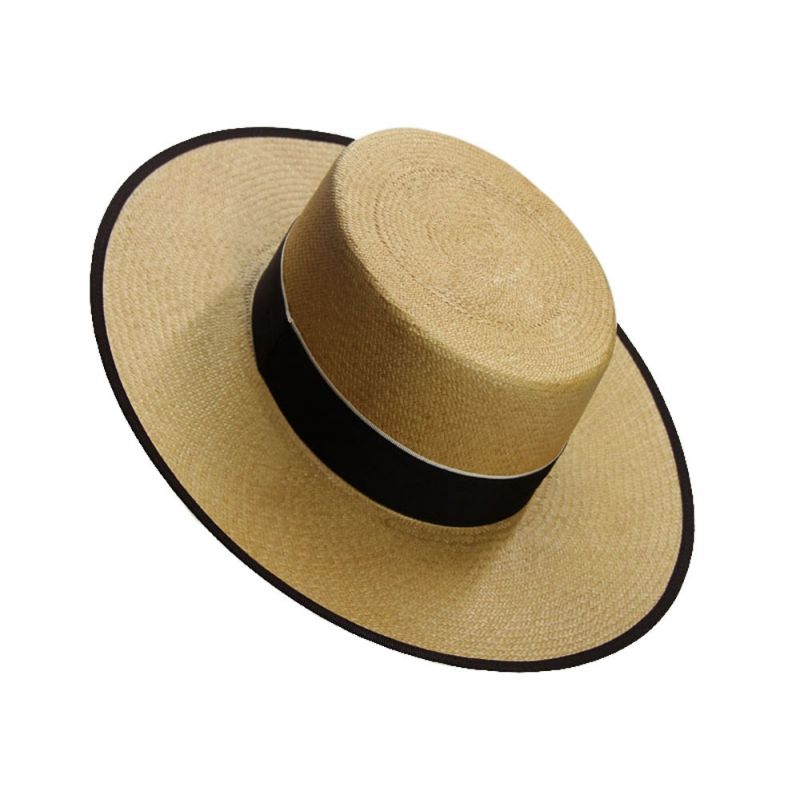 Camel boy's Panama hat