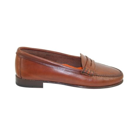 Mocasin señora antifaz bronce