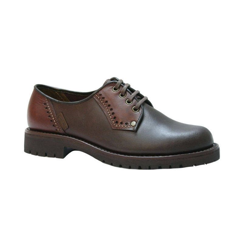 Blucher becerro engrasado tabaco suela goma Blucher becerro engrasado tabaco suela goma