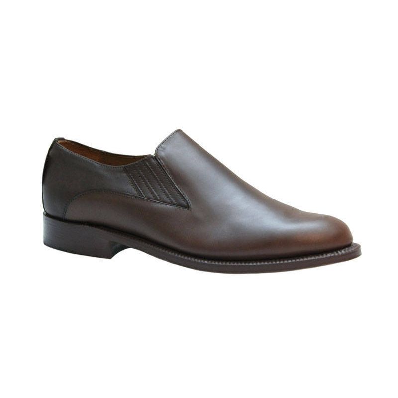 Zapato para polaina elásticos ternera tabaco Zapato para polaina elásticos ternera tabaco