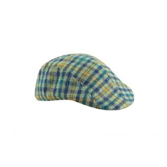 Gorra campera cuadros verdes