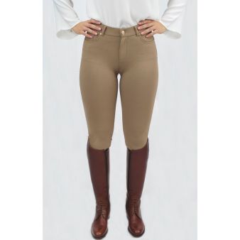 Leggins de señora camel