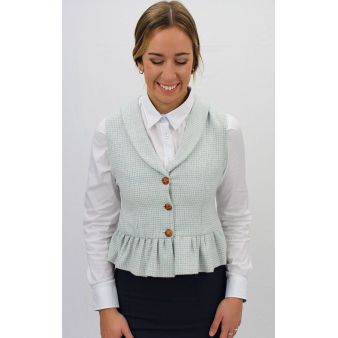 Chaleco modelo Pastora celeste
