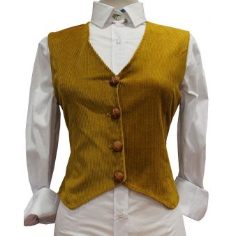 Chaleco modelo Candelaria mostaza