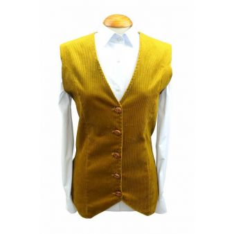 Chaleco modelo Candelaria mostaza