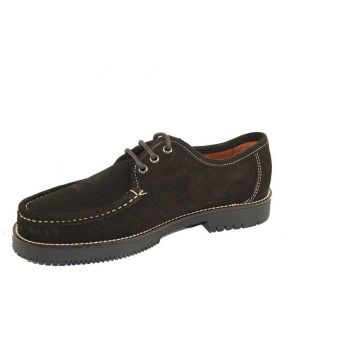 Chaussure à lacets marron