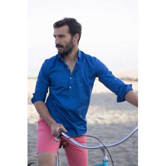Camisa polera azulón