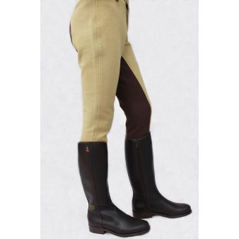 Breeches enfant beige et chocolat