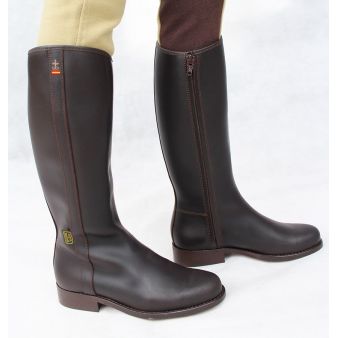 Boy's topstitched riding boot Valverde del Camino