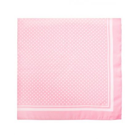 Pañuelo rosa con lunares
