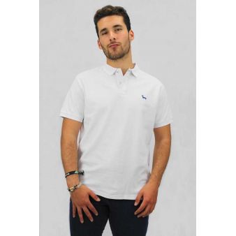 Polo manga corta blanco