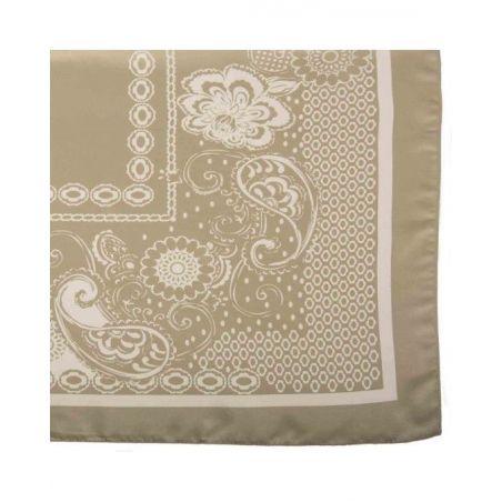 Pañuelo adornos beige
