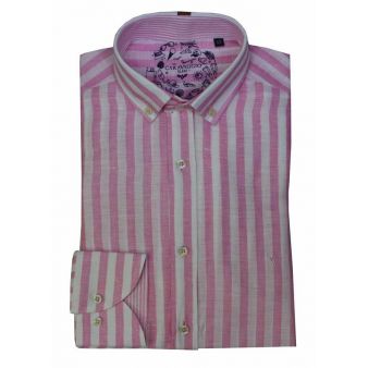 Pink striped shirt