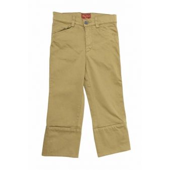 Pantalón infantil campero camel