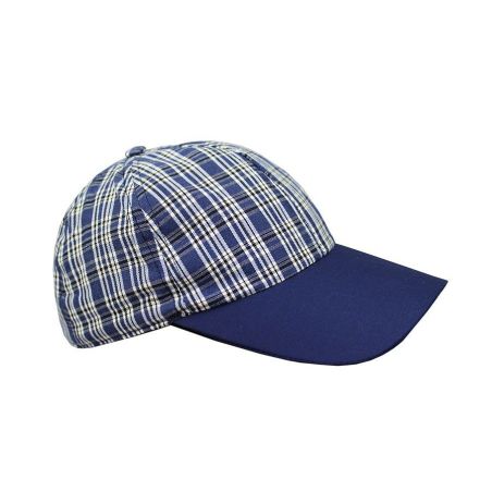 Gorra beisbol cuadros marino