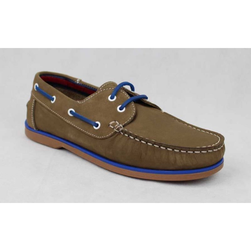 Zapato Náutico cordones Taupe Zapato Náutico cordones Taupe