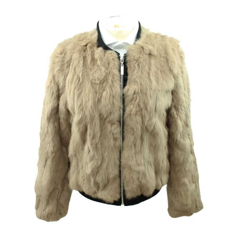 Cazadora de pelo natural beige Cazadora de pelo natural beige