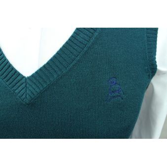 Green sleeveless pullover