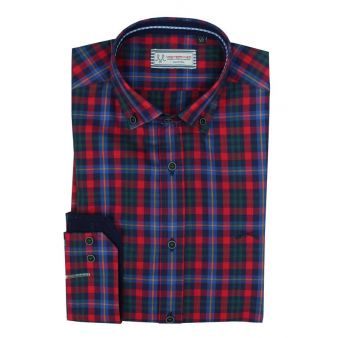 Camisa cuadros roja