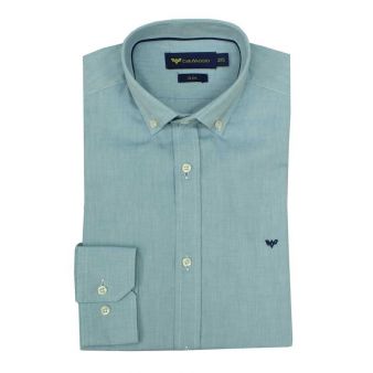 Camisa lisa turquesa