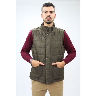 Chaleco sin mangas verde