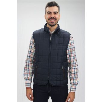 Chaleco sin mangas azul marino
