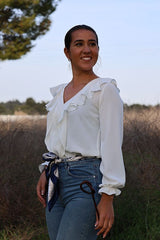 Blusa Volantes