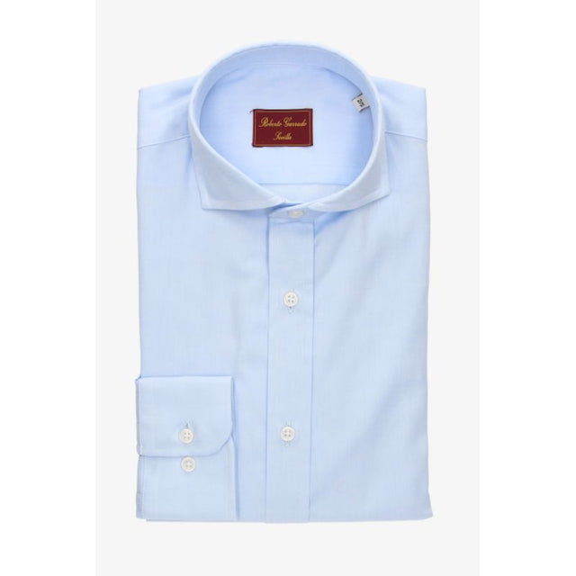Camisa Lisa Celeste
