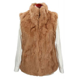 Chaleco Pelo Mujer Camel