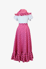 Conjunto Jara En Fucsia con Lunares