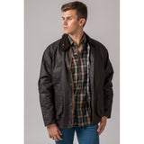 Chaqueta Encerada Burley Marrón