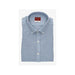 Camisa Cuello Botón Lino Petróleo