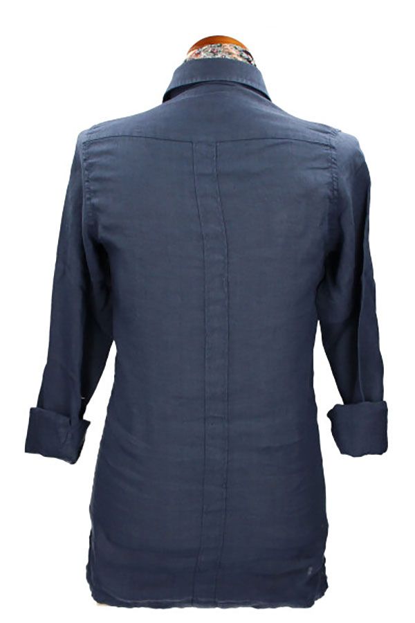 Camisa Cubana Marino